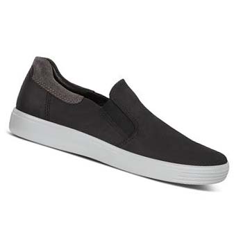 Ecco Soft 7 Slip-on Casual Skor Herr Svarta | SE 480QMA